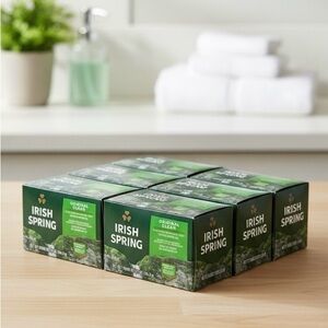 Irish Spring Original Clean Deodorant Bar Soap (6-Pack) Infused With Flaxseed